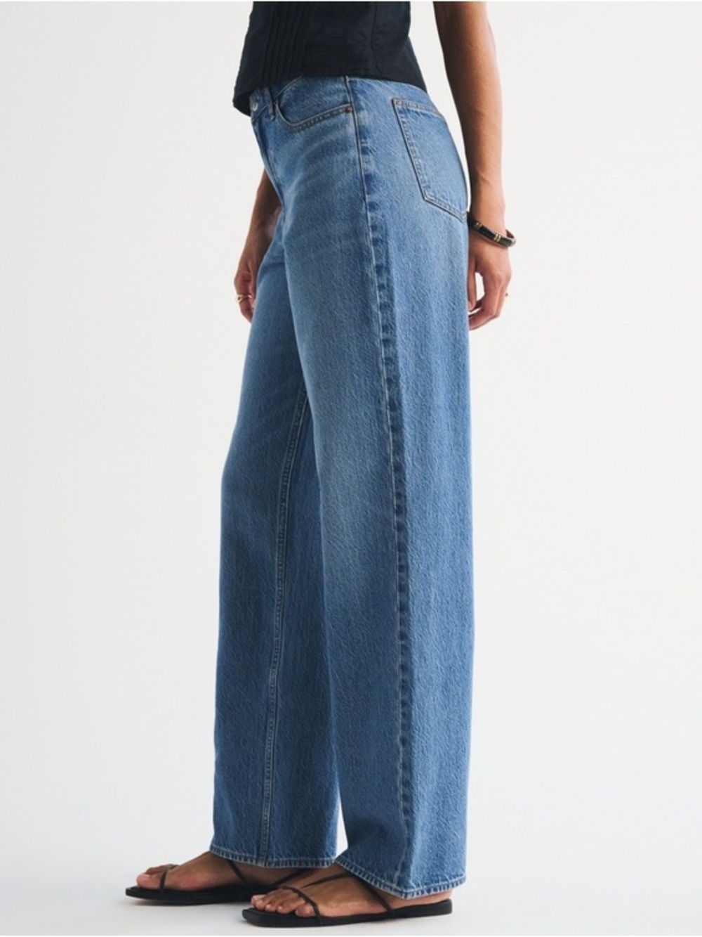 Abercrombie & Fitch Curve Love High Rise Loose Jean - Picture 4 of 10